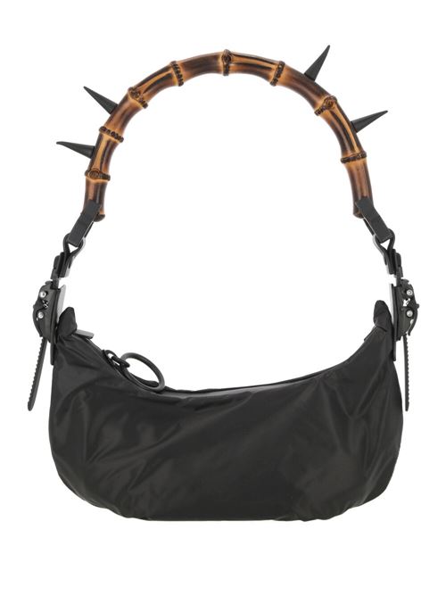 Borsa nera  con manico in bambù Innerraum | HM0BMBAMBOOBLACK MATT/BAMBOO